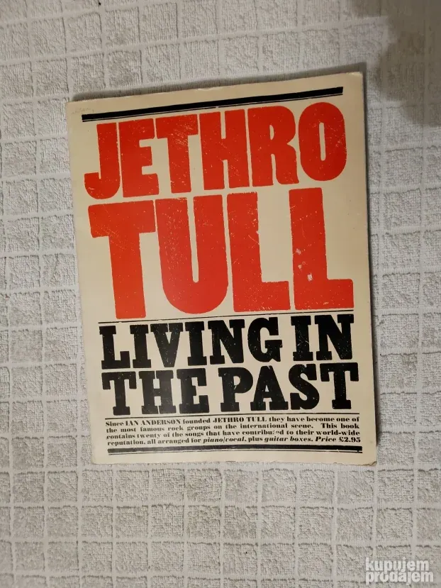 Jethro Tull Living in the past notna knjiga