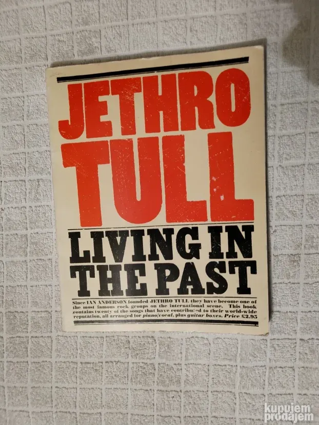 Jethro Tull Living in the past notna knjiga