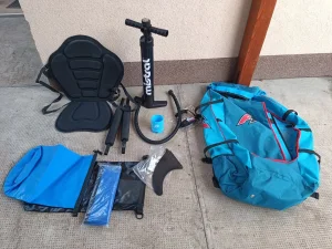 Oprema za sup daske(ranac,vezica,pumpa,veslo,sedište)