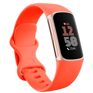 Fitbit Charge 6 Korall-Pezsgo Gold Aluminum, Akcija