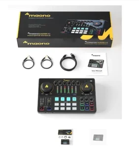 MAONO AME2 Audio interface and podcast equipment Black
