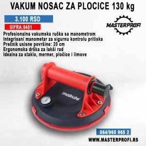 VAKUUM NOSAC sa pumpom i manometrom za plocice