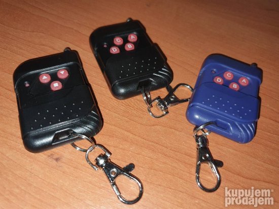 Daljinski RF 315MHz / 433MHz 4 tastera, fiksni kod, ne-kopir