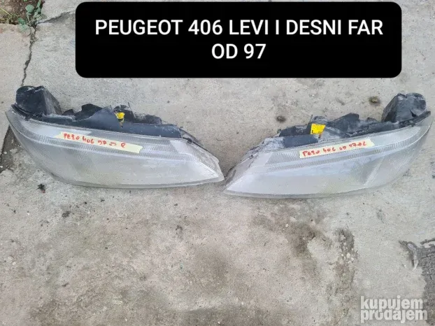 Peugeot 406 levi i desni far