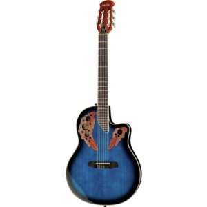 Harley Benton HBO-850 Classic Blue Klasična Gitara