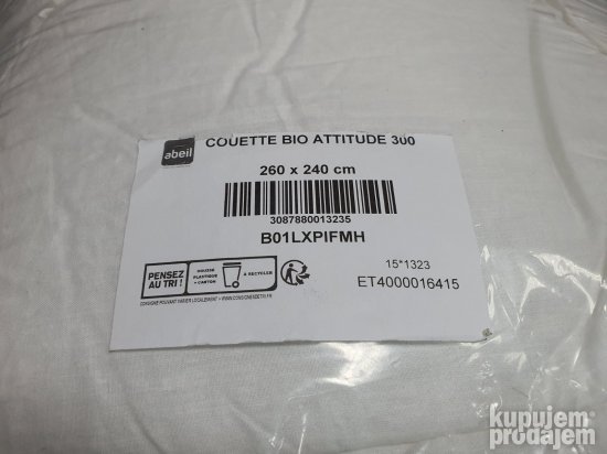 Jorgan 400g/m2 Poliester - Abeil #120