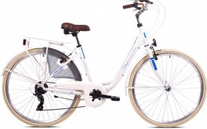Bicikl City Bike Diana s 6 speed belo plavo