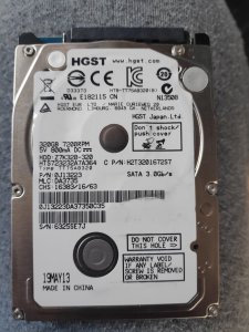 HGST 320Gb Sata hard za laptop los Helath