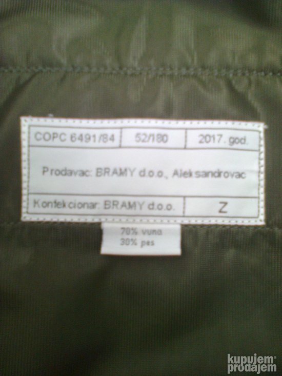 Oficirske pantalone BRAMY