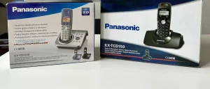 Panasonic bežični telefoni, 2 komada + poklon