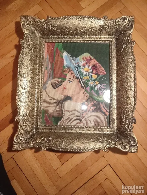 Goblen devojka sa sesirom