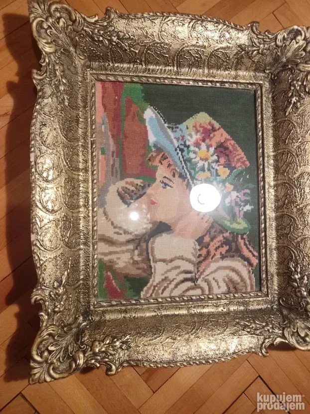 Goblen devojka sa sesirom