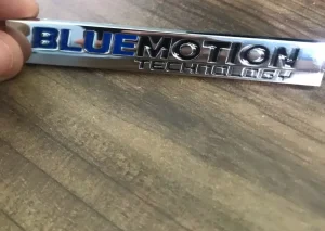 Bluemotion oznaka bedz SILVER za gepek ili blatobrane VW