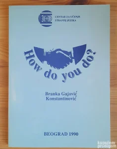 Udzbenik za početnike, How do you do?