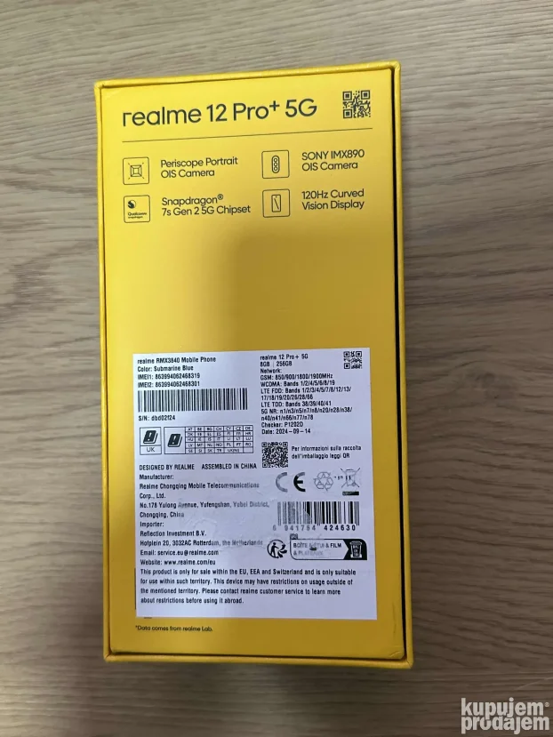 Realme 12 Pro Plus 8/256 Novo