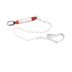 Uže 2m sa šok apsorberom i kukom 60mm, Akrobat AK112P