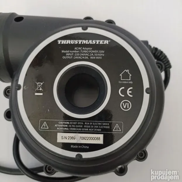 AC/AC adapter Thrustmaster turbo power TGT/TSPC/TSXW volani