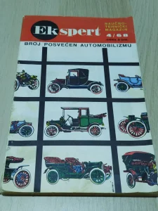 Retro knjiga magazin Ekspert posvećen automobilizmu iz 1968