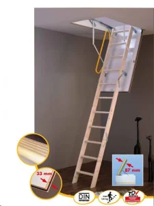 Tavanske Merdevine 110x60cm MC-STEP Termoizolovane