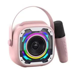 Mikrofon karaoke+ zvucnik V11 pink