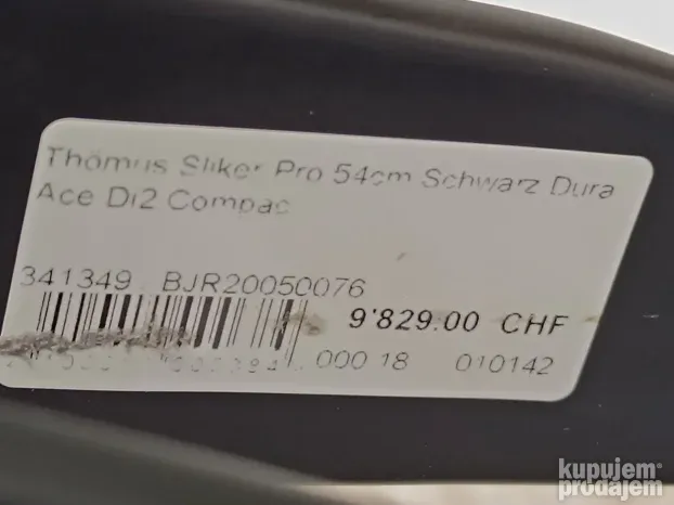Drumski bicikl Thomus Sliker pro Dura Ace Di2