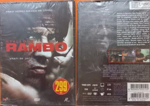 Akcioni film Rambo Zemlja čuda haos 88 minuta DVD