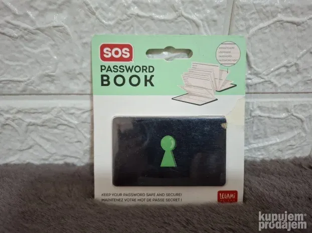 -Legami, Knjiga za organizovanje korisničkih imena i lozinki