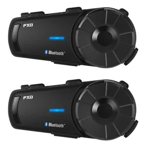 Fodsports FX8 Motorcycle InterCom two -piece package black