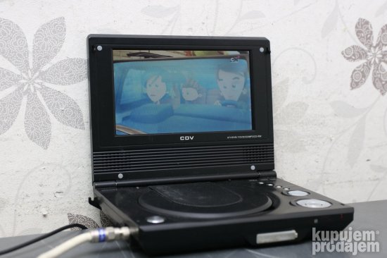 CDV 7" portable DVD player / USB / DVB-T