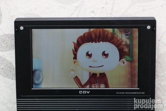 CDV 7" portable DVD player / USB / DVB-T