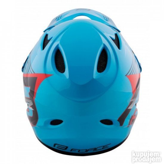 KACIGA Force Tiger DOWNHILL plavo-crno-crvena S/M