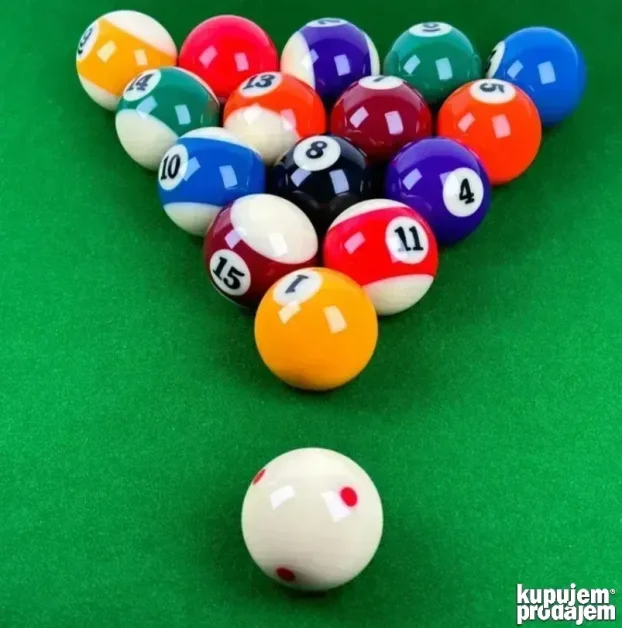 SVE ZA BILIJAR - štapovi, kugle, čoja, presvlačenje