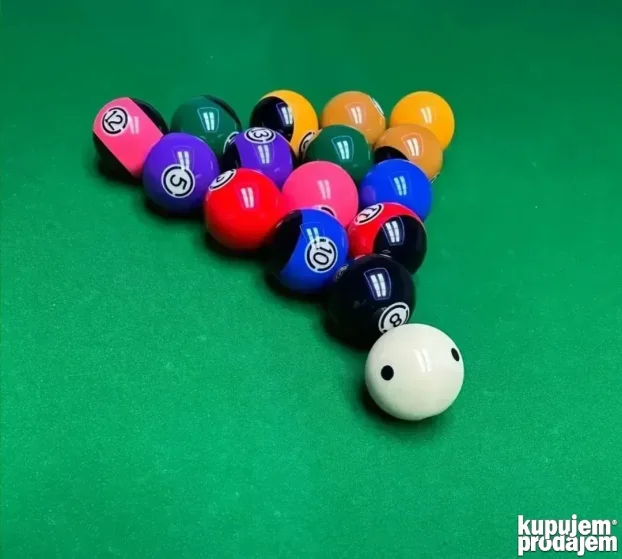 SVE ZA BILIJAR - štapovi, kugle, čoja, presvlačenje