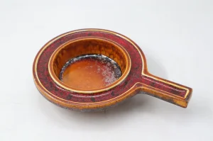 Mid Century keramička posuda - pepeljara stalak za lulu 3179