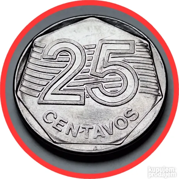 25 Centavos 1995 Brazil