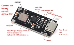 Punjac 3A type C fast charger pcb modul sa IP2312