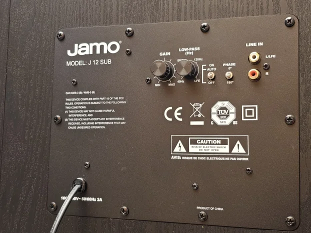 Jamo J12 - Powered Subwoofer 400 Watt / 12 Inch Bass