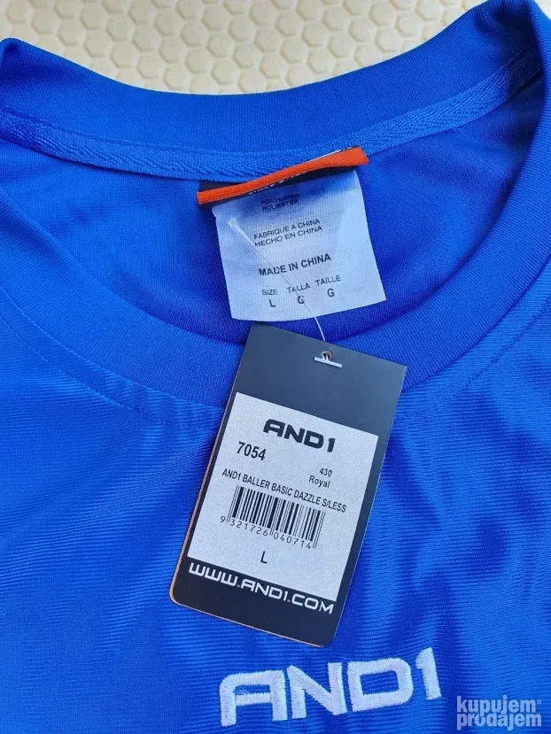 AND1 dres majica i donji deo trenerke L veličina NOVO
