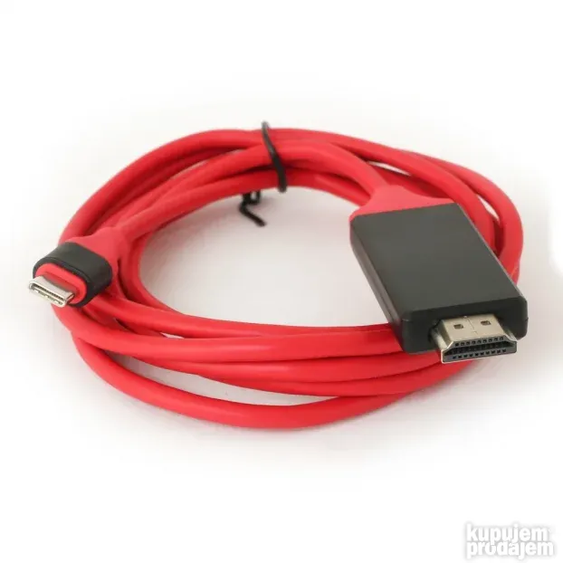 Kabl USB-C na HDMI - HDTV 4K 2 metra