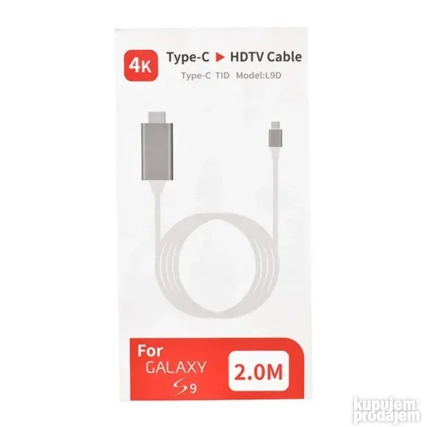Kabl USB-C na HDMI - HDTV 4K 2 metra