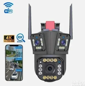 Wifi kamera 3x10 zoom video nadzor 28MP
