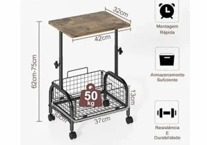 Pomocni stocic sa tockovima