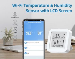 Smart WiFi Termometar sa satom i datumom