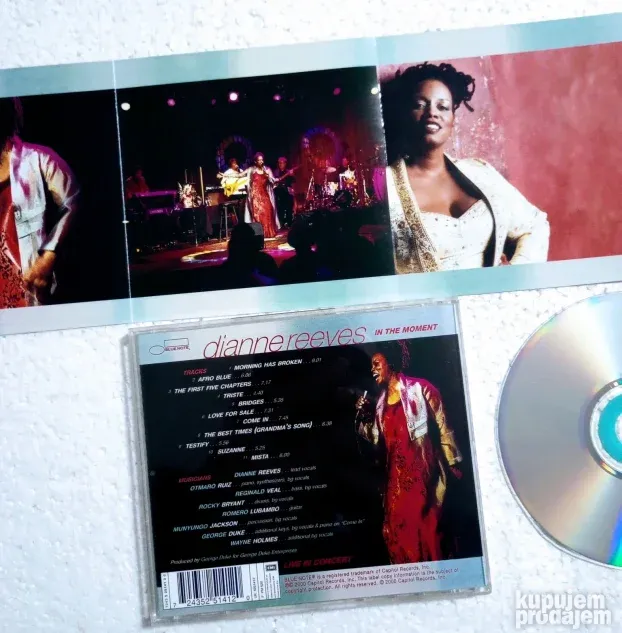 Dianne Reeves-In the moment/Live in concert-Cd
