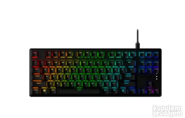 HP HyperX Alloy Origins Core PBT HX Aqua US English black