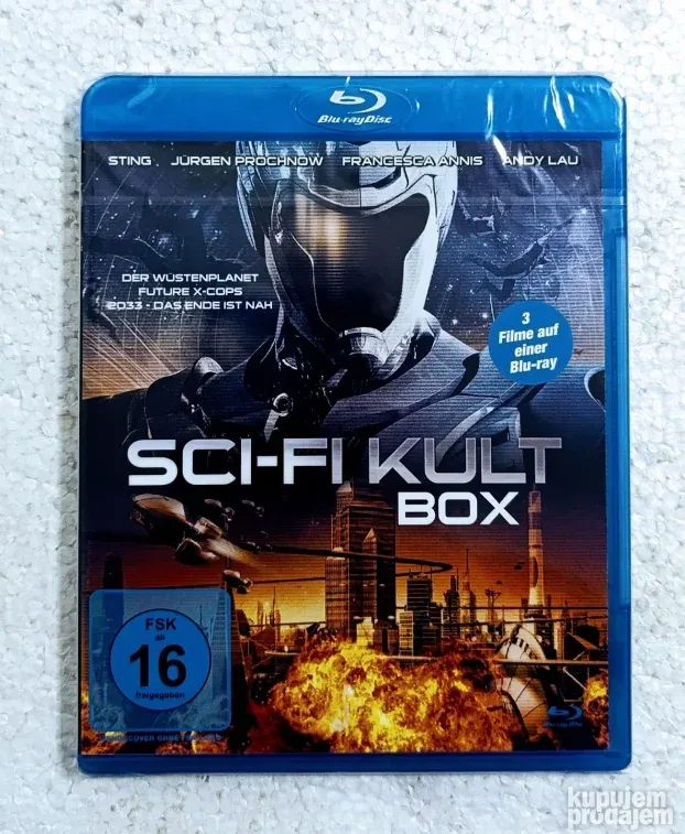 Sci-fi Kult Box-Blu Ray Disc CELOFAN