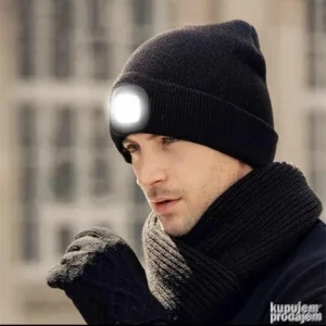 NOVO! Kapa Led lampa Zimska kapa sa Led lampom