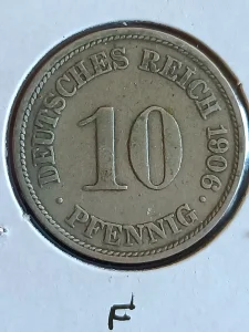 10 pf. 1906 F g. Nemačka