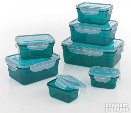 Kutije za hranu sa poklopcima-Set od 14 delova-BPA Free