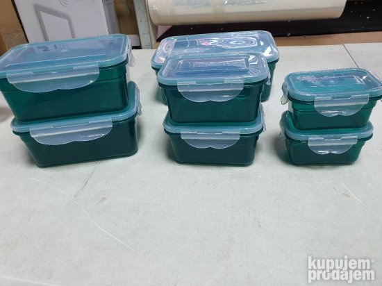 Kutije za hranu sa poklopcima-Set od 14 delova-BPA Free